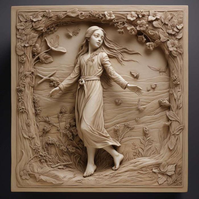 نموذج ثلاثي الأبعاد لآلة CNC 3D Art 